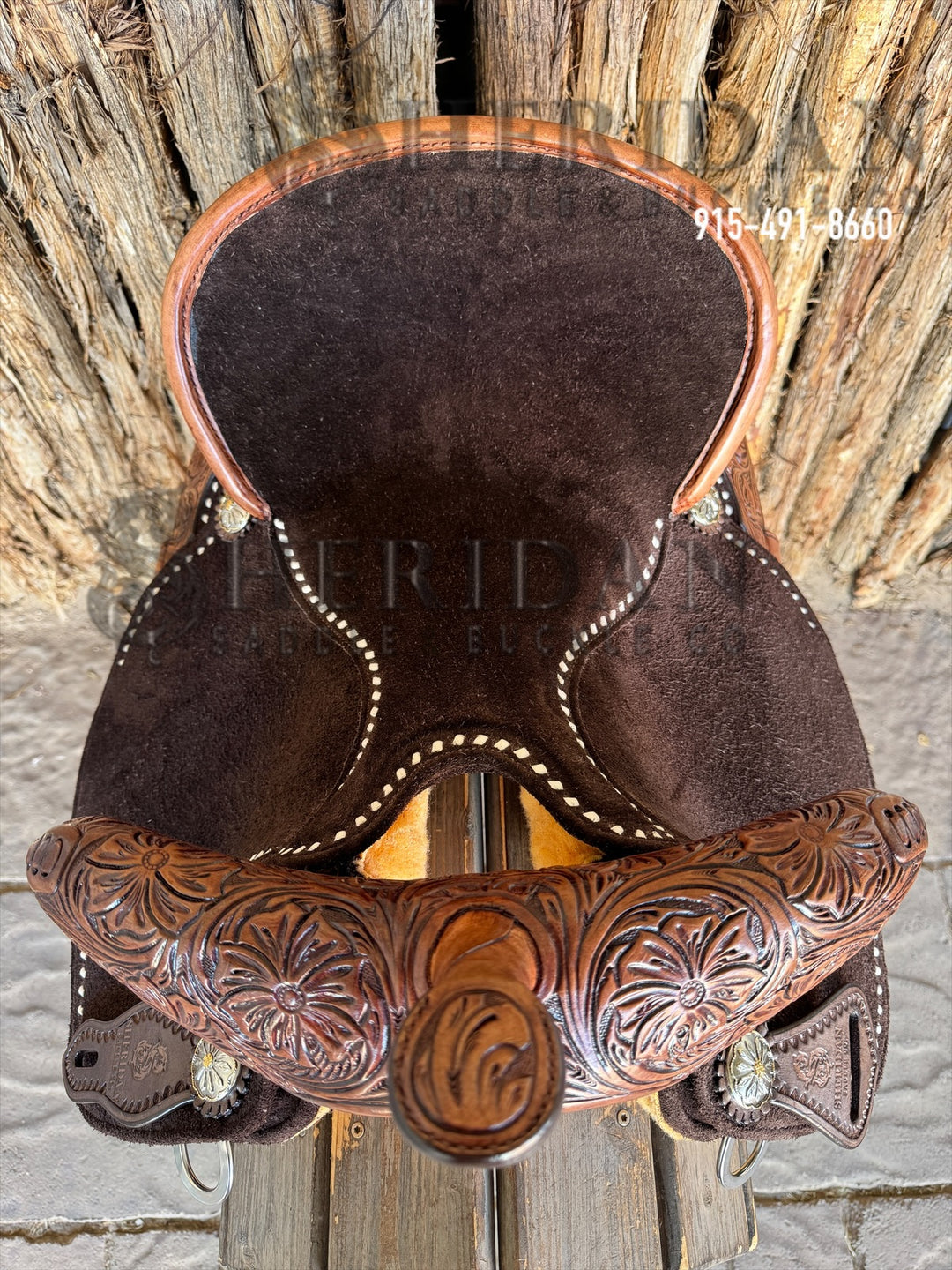 Sheridan AirLite Defender Barrel Racing Saddle 6 Inch Cantle