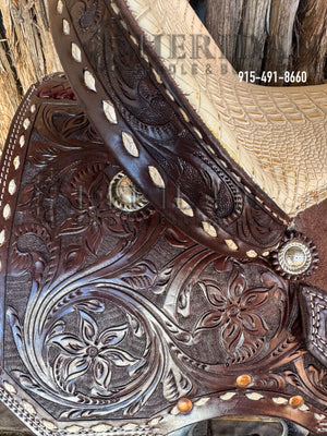 $1,250- 14.5” Sheridan Barrel Racing Saddle Tall Horn