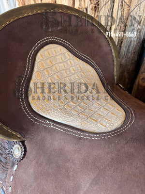 $1,250- 14.5" Sheridan Barrel Racing Saddle Strip Down Tall Horn