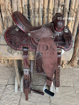 $1,250- 14” Sheridan Barrel Racing Saddle Tall Horn