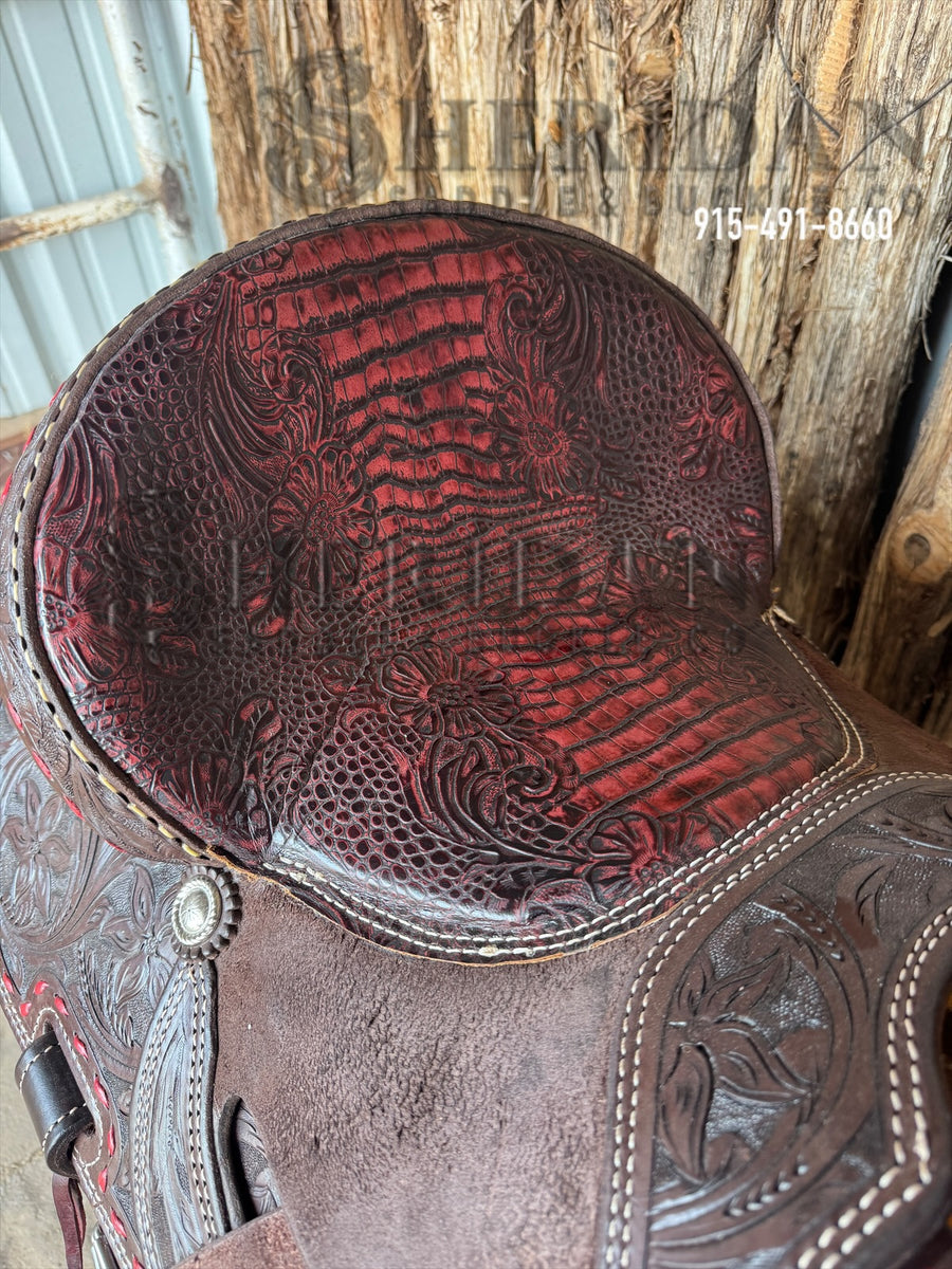 $1,250- 14” Sheridan Barrel Racing Saddle Tall Horn