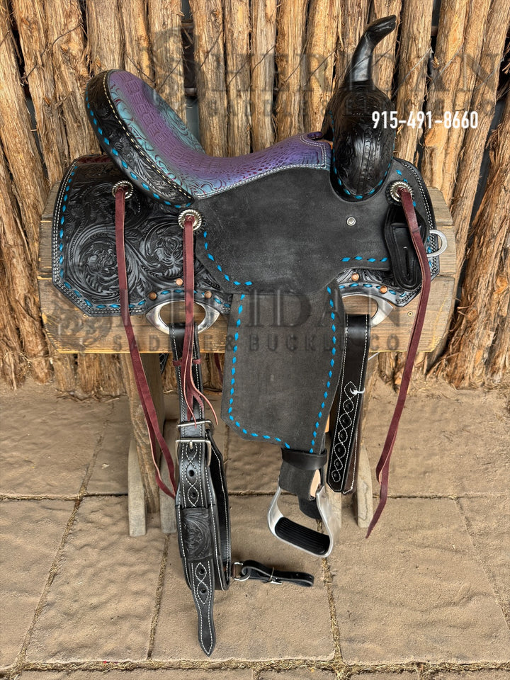 $1,250- 14” Sheridan Barrel Racing Saddle Tall Horn