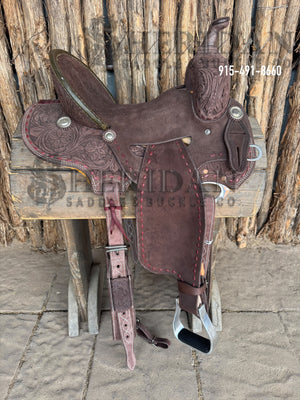 $1,140- 14" Sheridan Barrel Racing Saddle Strip Down