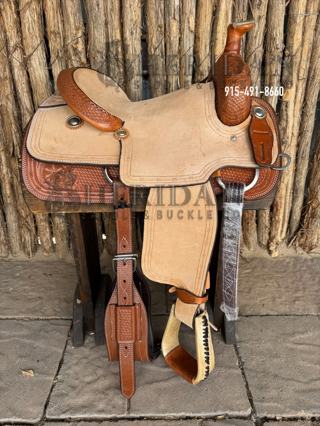 $720- 15" Sheridan Team Roper Saddle