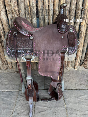 $1,300- 14.5" Sheridan Team Roper Saddle