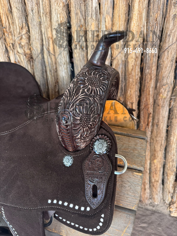 $1,250 - 14.5" Sheridan AirLite Barrel Racing Saddle 20lbs