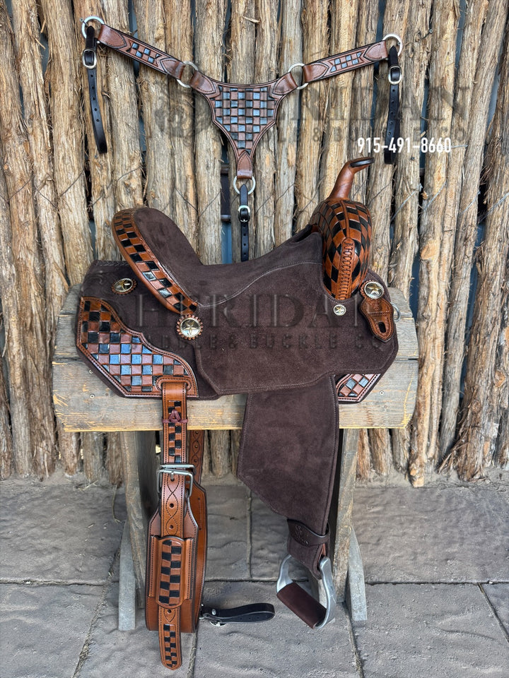 $1,250 - 14" Sheridan AirLite Barrel Racing Saddle 20lbs