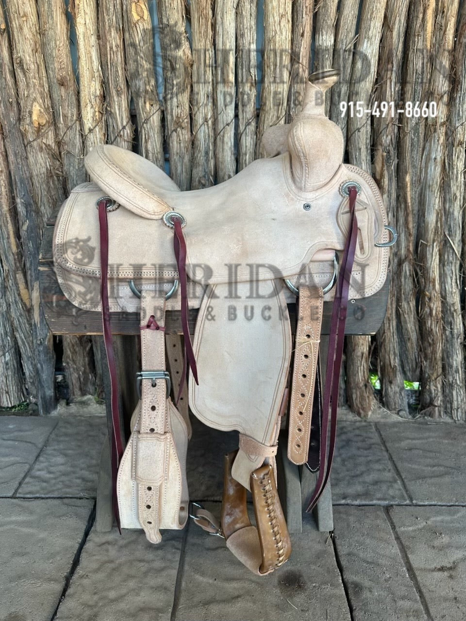 $850 - 15.5” Sheridan Beartrap Saddle