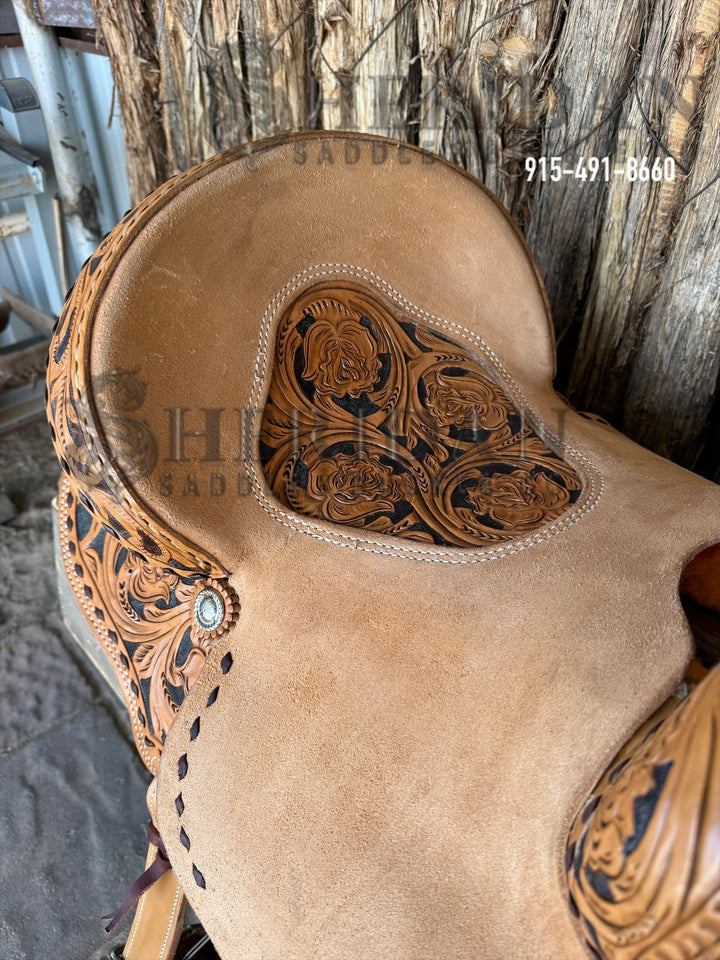 Sheridan Barrel Racing Saddle Buckstitch