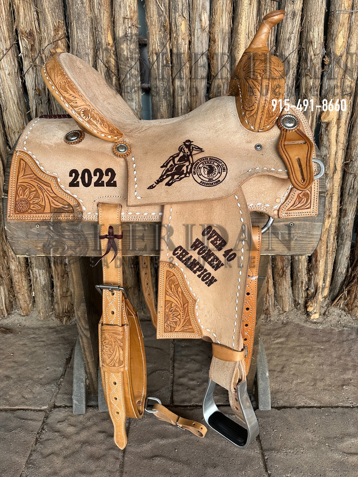 Sheridan Barrel Racing Saddle Patch Tooling