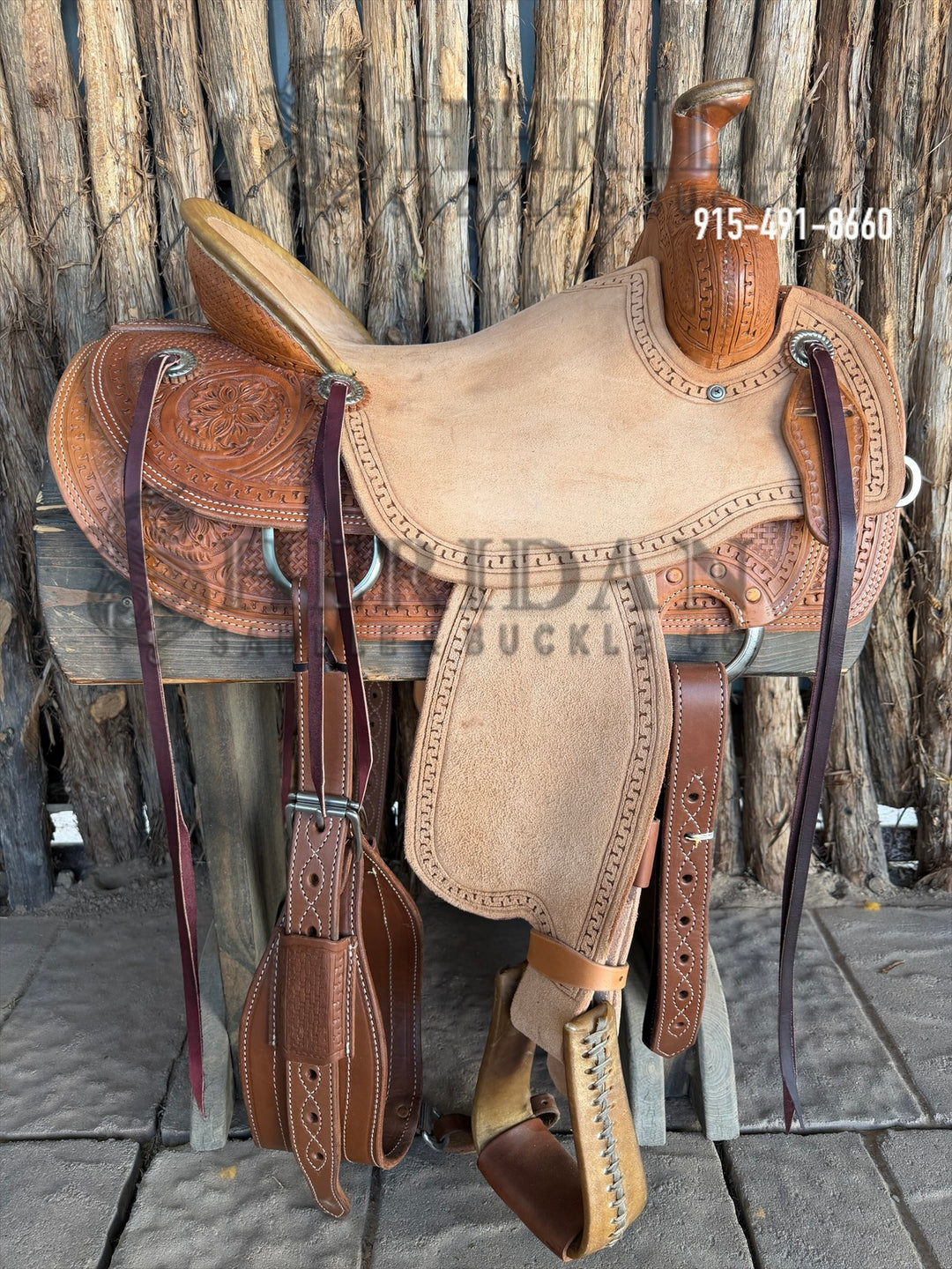 $850- 15.5" Sheridan Ranch Saddle