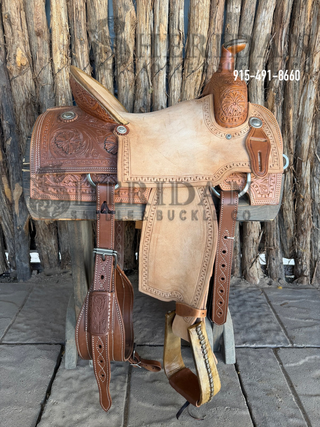 $900- 15" Sheridan Team Roper Saddle