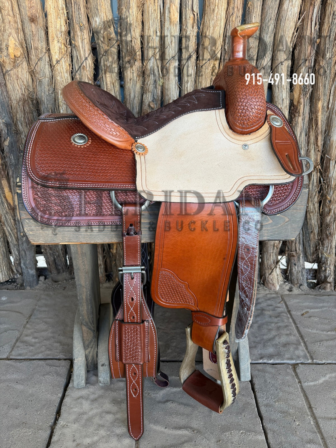 $690- 14" Sheridan Team Roper Saddle