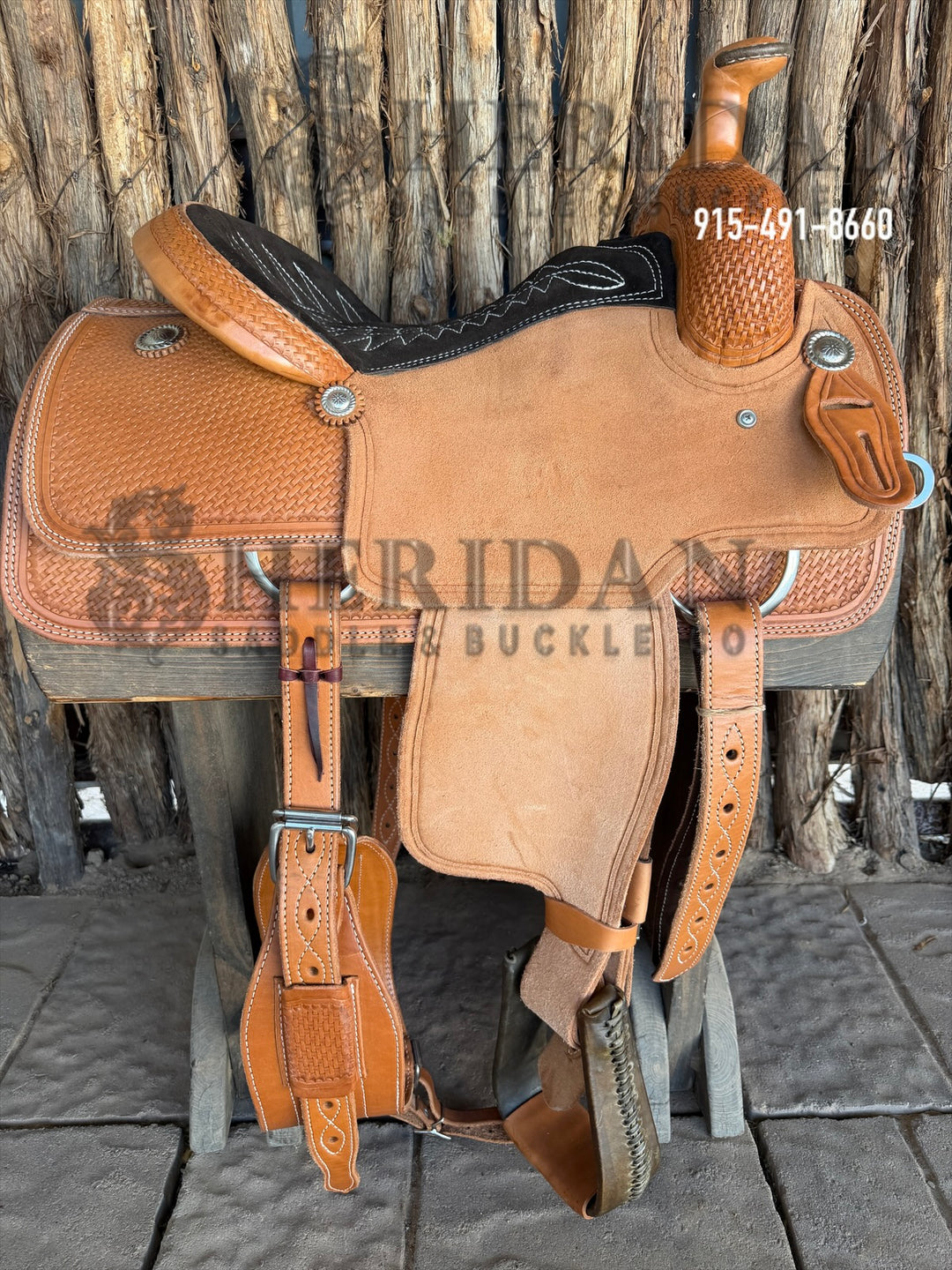$880 - 15" Sheridan Team Roper Saddle