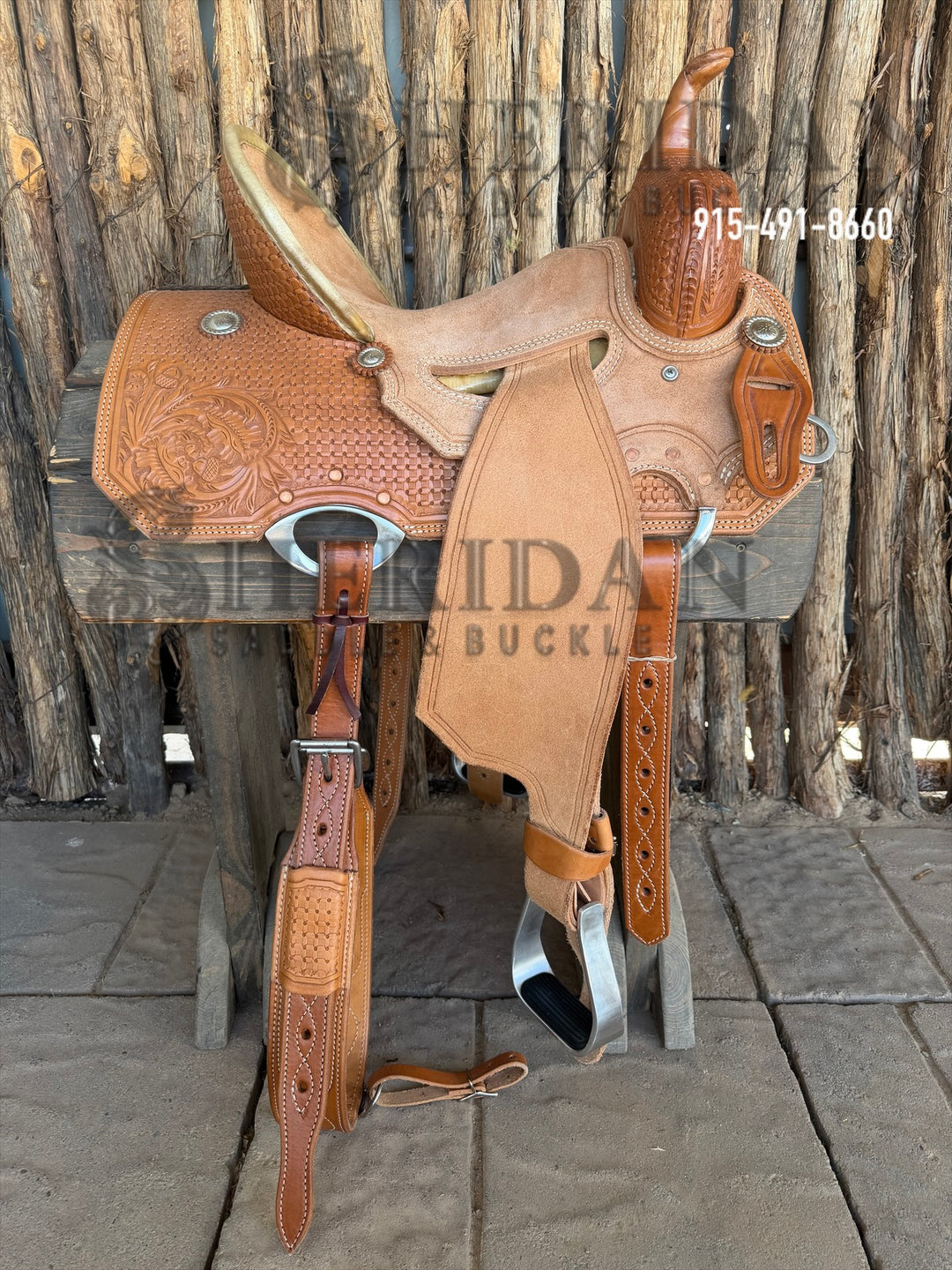 $940- 14.5" Sheridan Barrel Racing Saddle Tall Horn