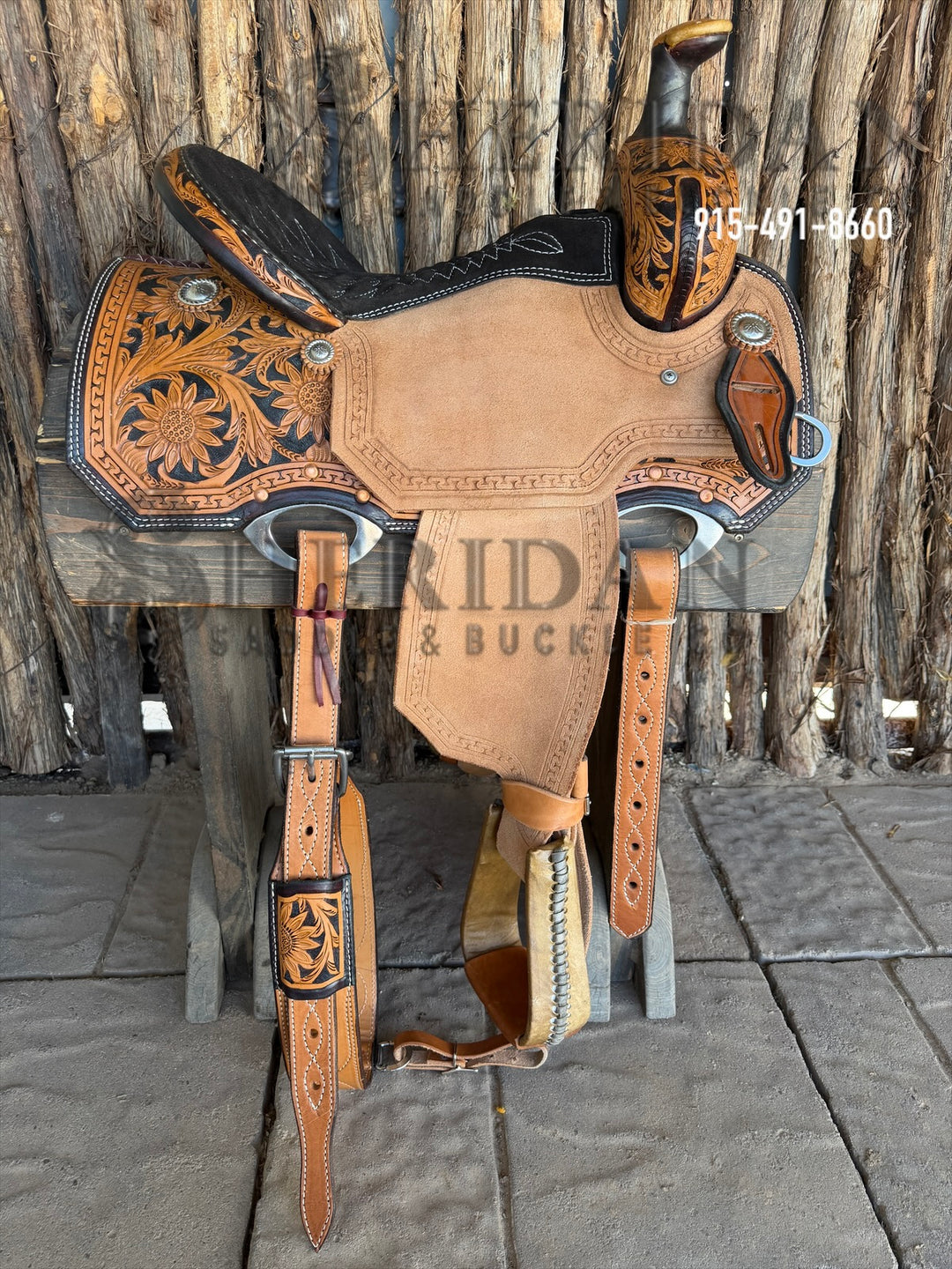 $980- 15" Sheridan Single Skirt Lady Ranch Saddle