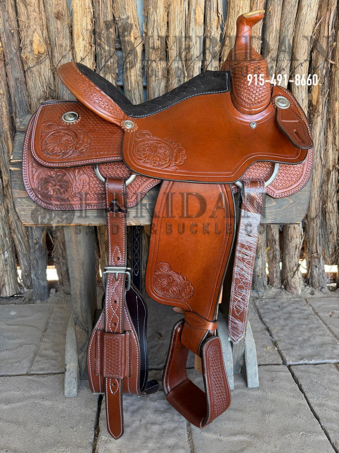 $690- 14" Sheridan Team Roper Saddle