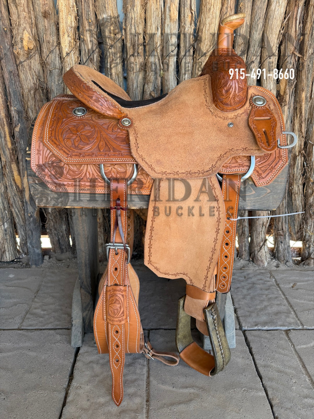 $980 - 15.5” Sheridan Roper Saddle