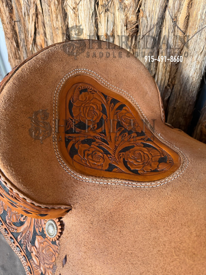 $1,090 - 15" Sheridan Barrel Racing Saddle Spinal Relief