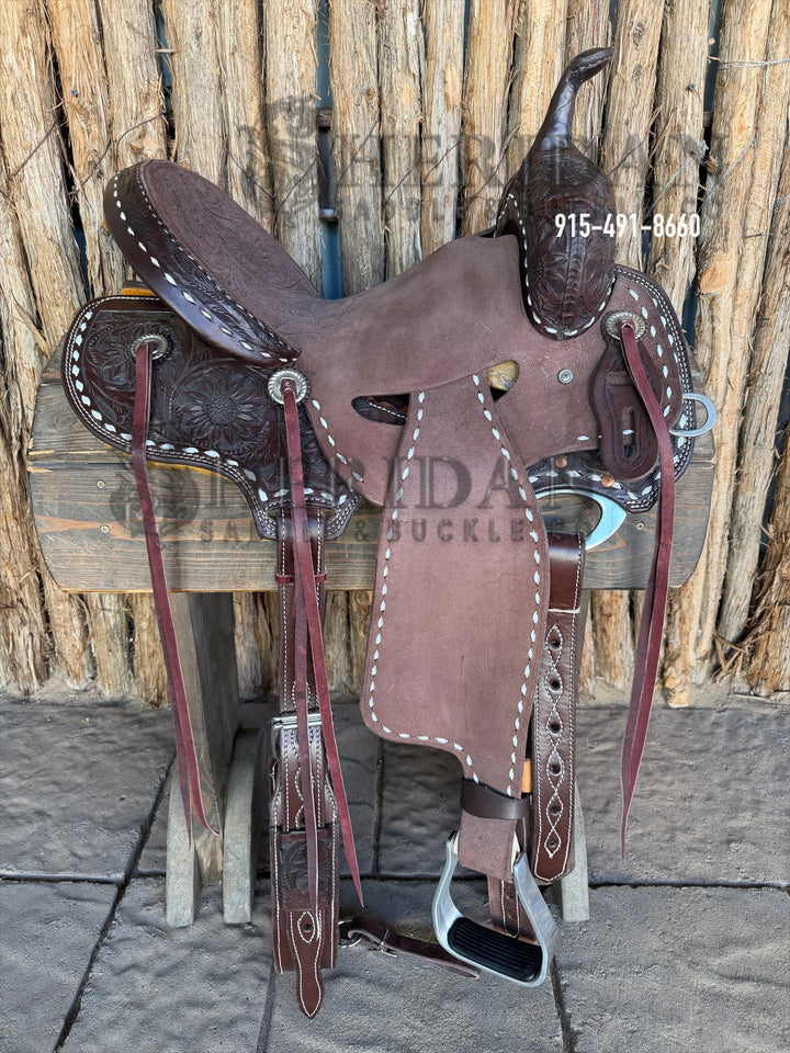 $1,140 - 14.5” Sheridan Barrel Racing Saddle Spinal Relief