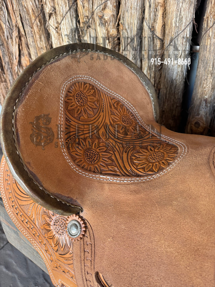 $940 - 13.5" Sheridan Barrel Racing Saddle Strip Down