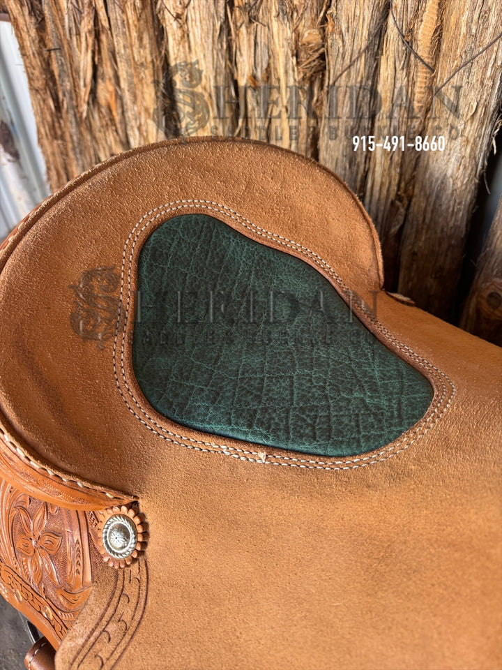 $925- 15.5" Sheridan Barrel Racing Saddle