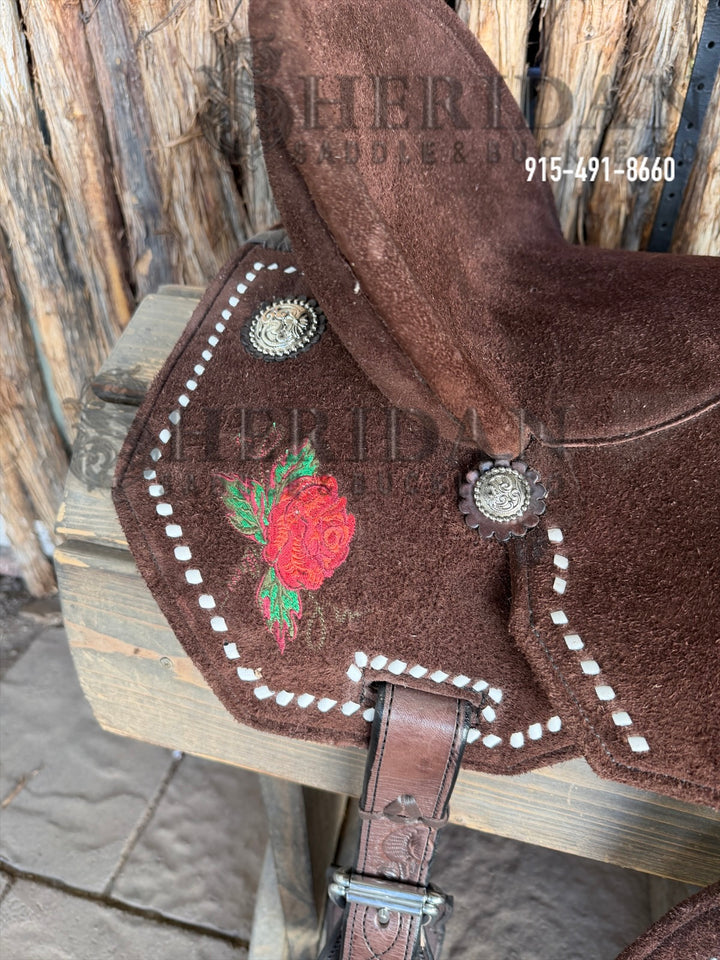 $1,300 - 15.5" Sheridan AirLite Barrel Racing Saddle 20lbs