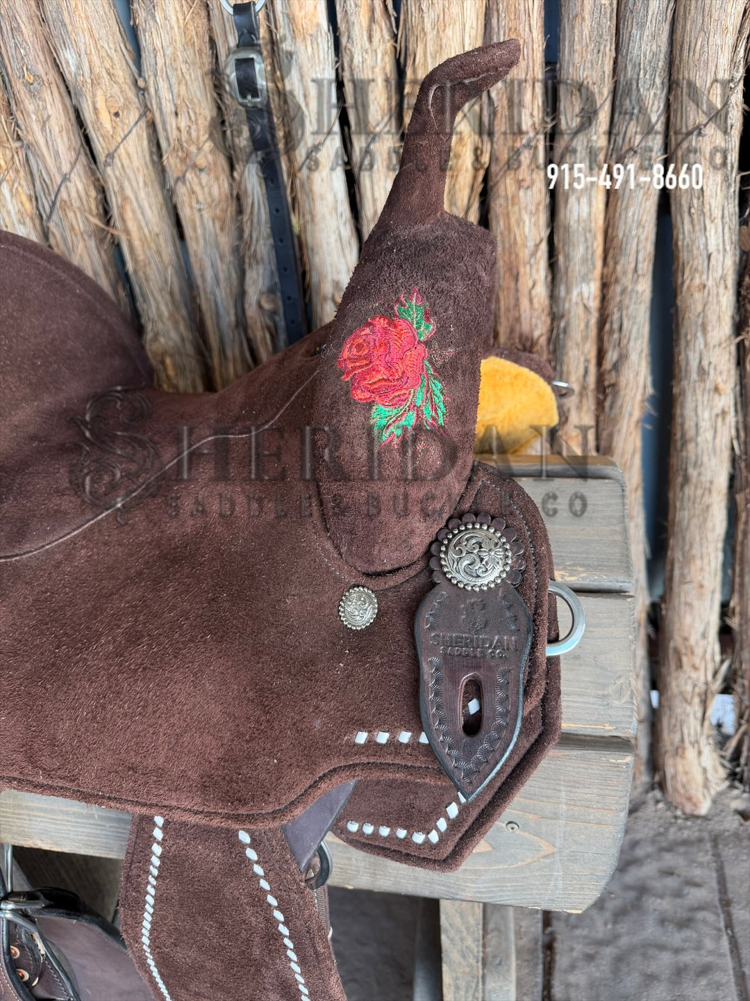 $1,300 - 15.5" Sheridan AirLite Barrel Racing Saddle 20lbs