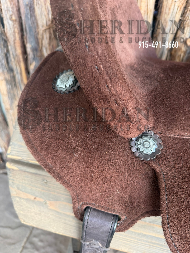 $1,300 - 15.5" Sheridan AirLite Barrel Racing Saddle 20lbs