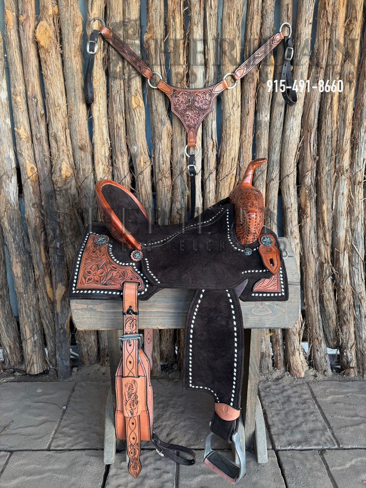 $1,475 - 17" Sheridan AirLite Barrel Racing Saddle 20lbs