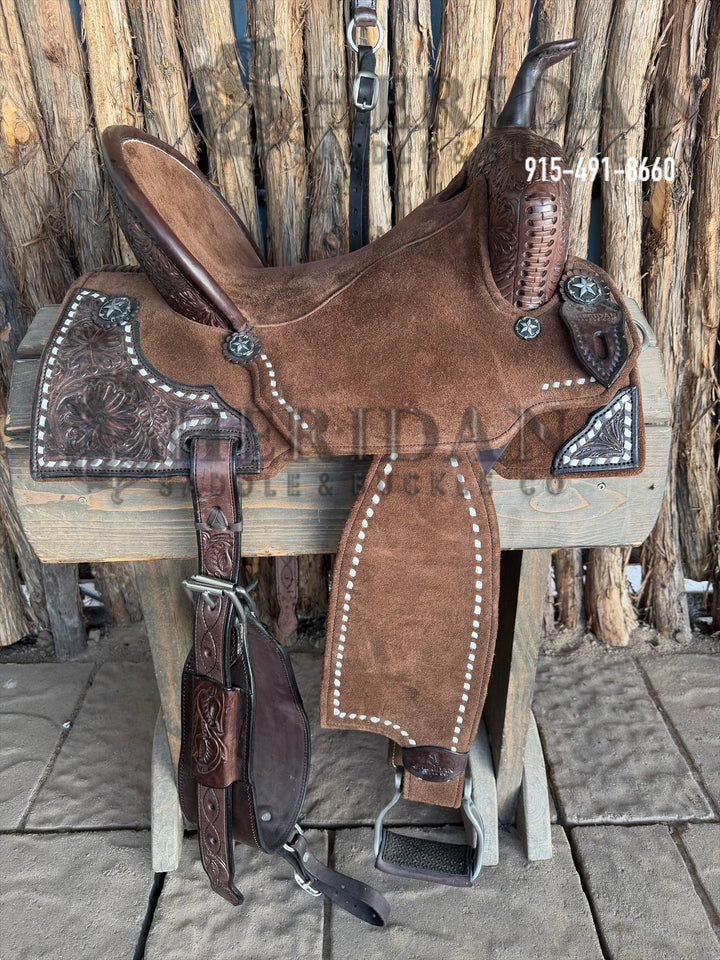 $1,475 - 15" Sheridan AirLite Barrel Racing Saddle 20lbs
