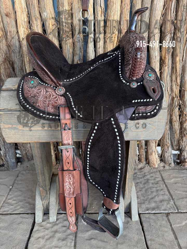 $1,475 - 14.5" Sheridan AirLite Barrel Racing Saddle 20lbs Extra Padded Seat