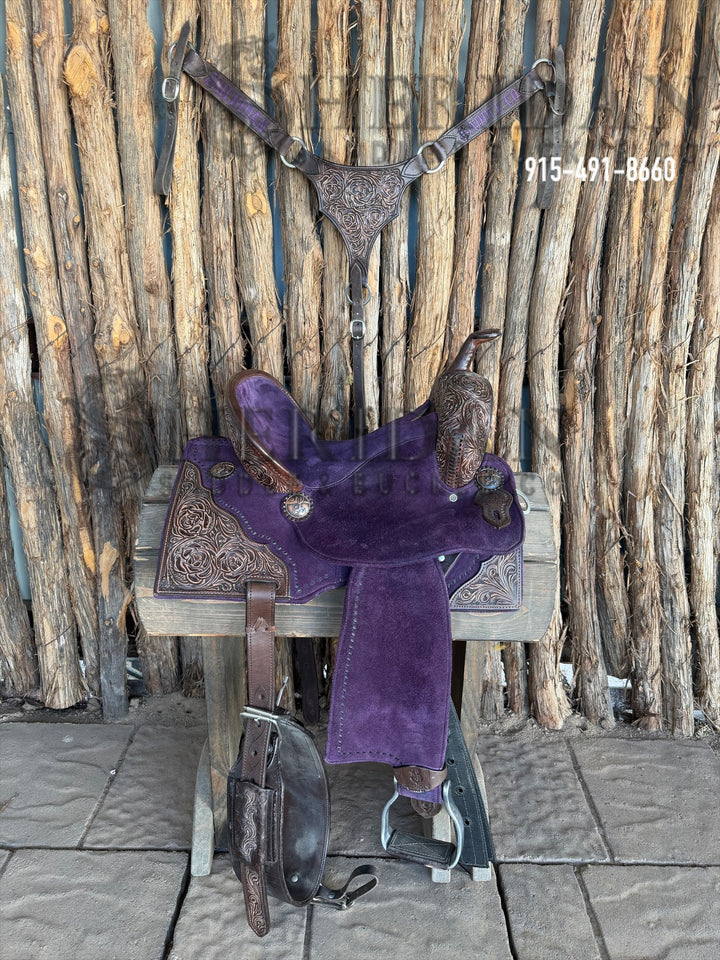 $1,300 - Slightly Used 14" Sheridan AirLite Barrel Racing Saddle 20lbs