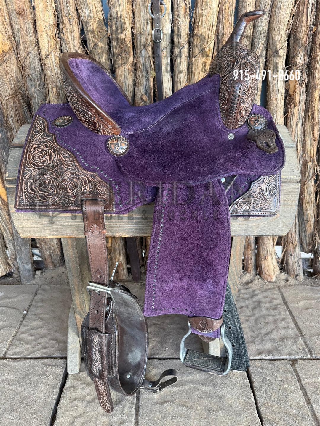 $1,300 - Slightly Used 14" Sheridan AirLite Barrel Racing Saddle 20lbs