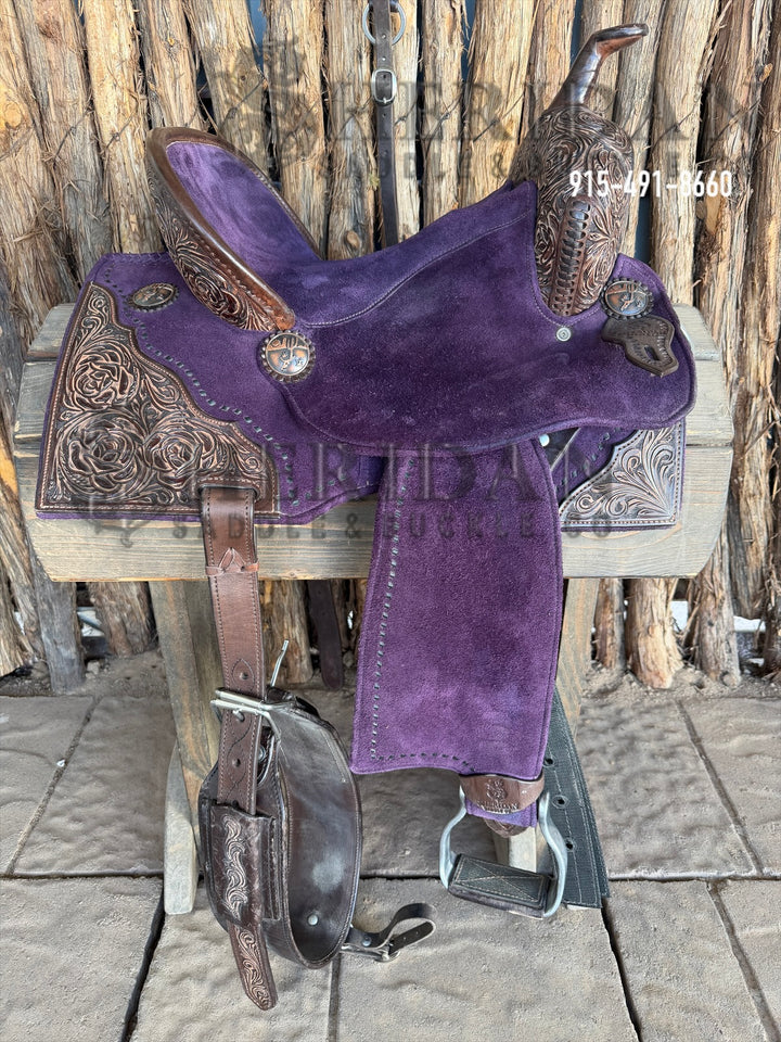 $1,300 - Slightly Used 14" Sheridan AirLite Barrel Racing Saddle 20lbs