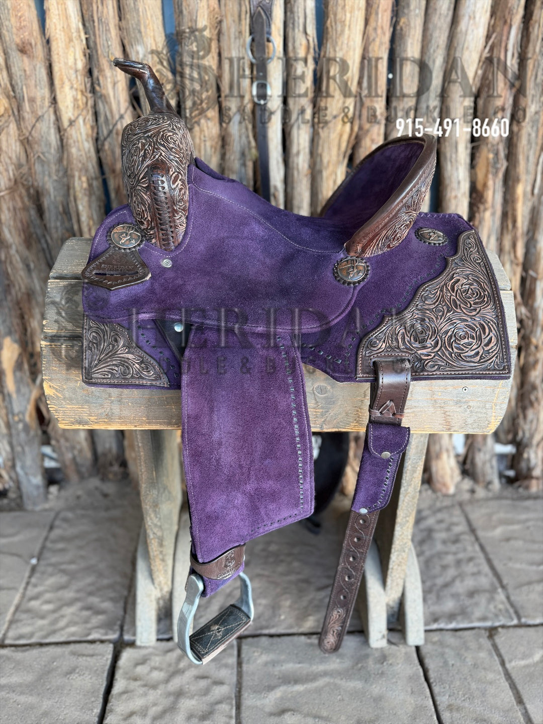 $1,300 - Slightly Used 14" Sheridan AirLite Barrel Racing Saddle 20lbs
