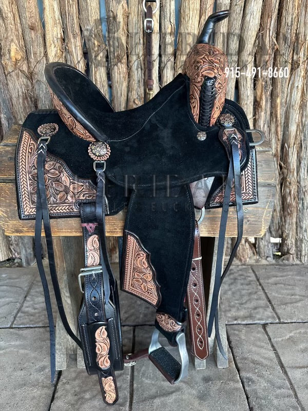 $1,690 - 14" Sheridan AirLite Barrel Racing Saddle 20lbs