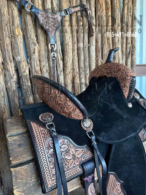 $1,690 - 14" Sheridan AirLite Barrel Racing Saddle 20lbs
