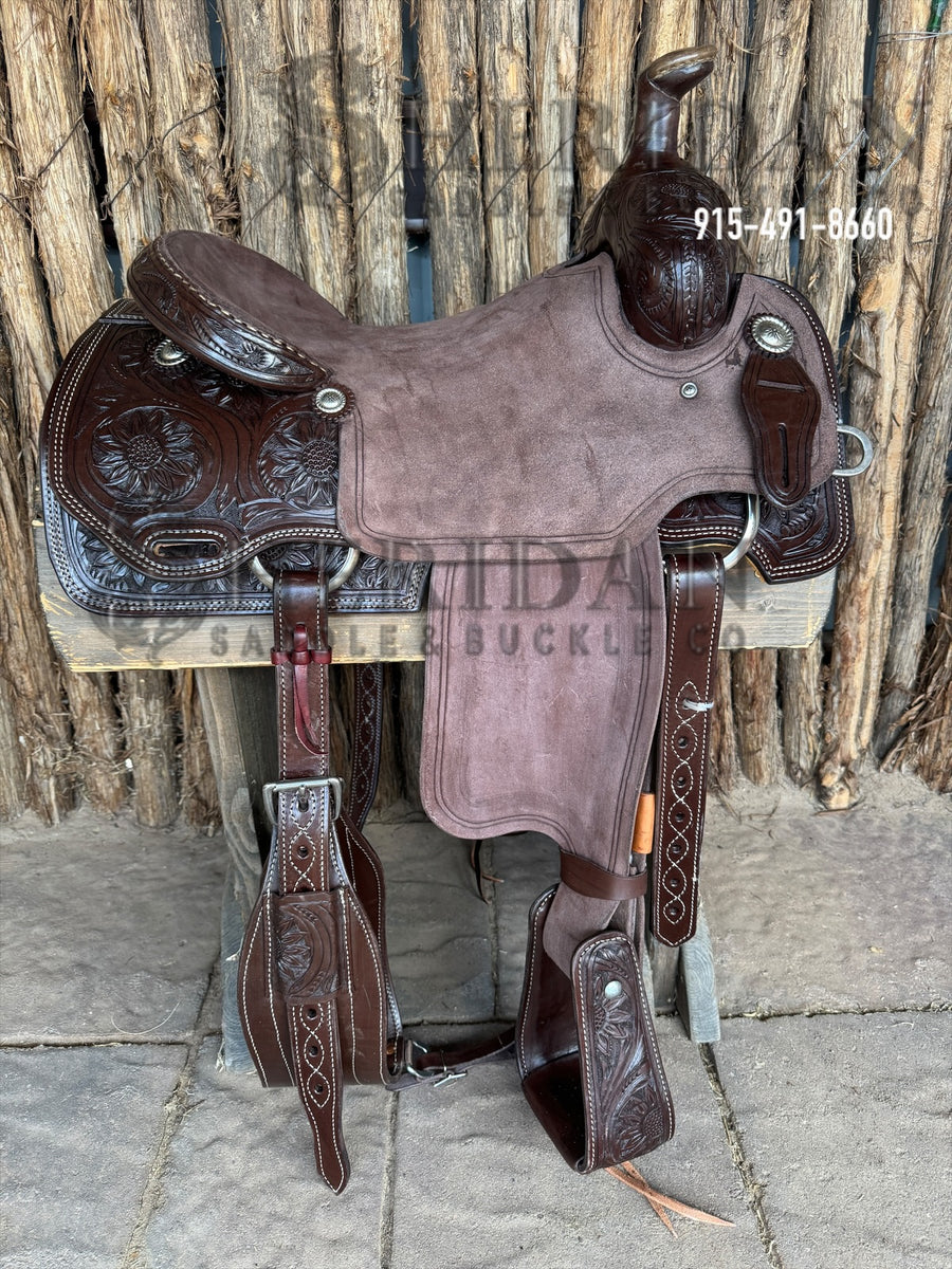 Sheridan Calf Roping Saddle Chocolate