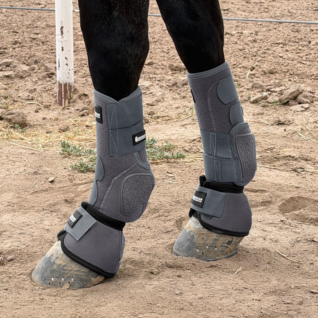 Grey Bell Boots Medium