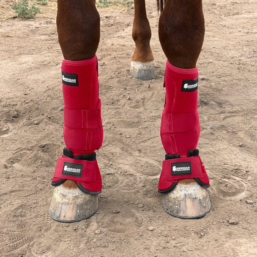 Red Bell Boots Medium