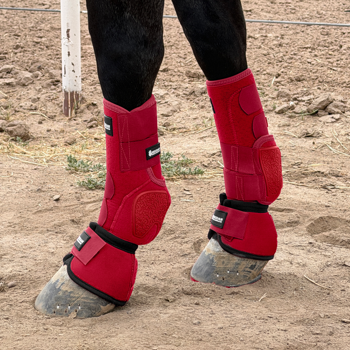 Red Bell Boots Medium