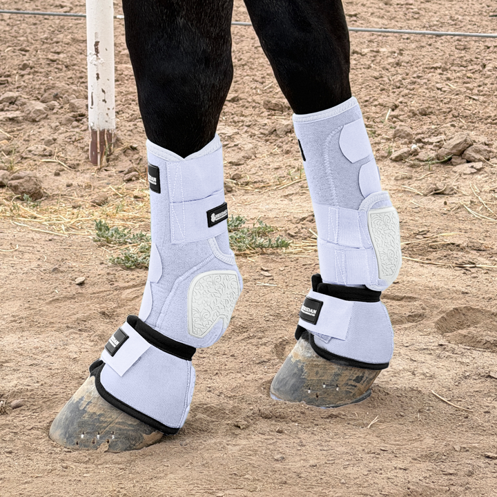 White Splint Boots Medium