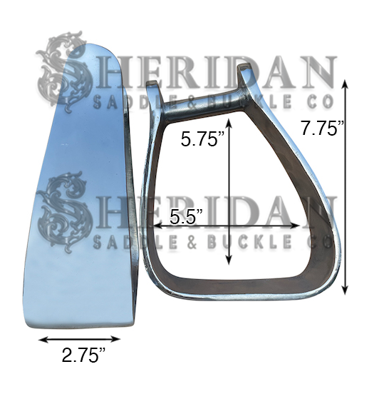 Large Aluminum Sloped Stirrups