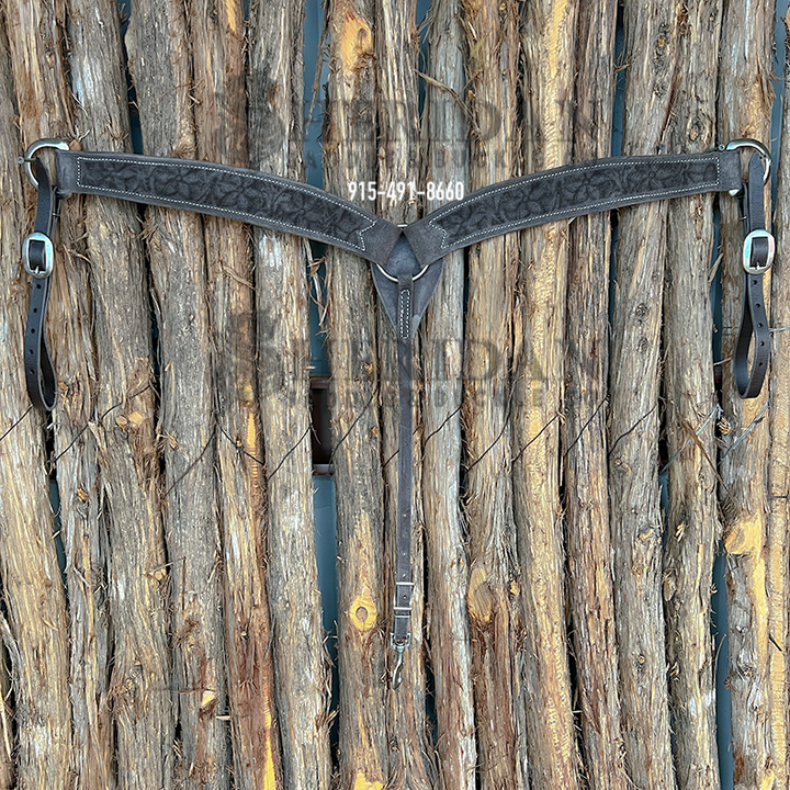 Light Duty 3-Piece Barrel Breast Collar- Wildflower