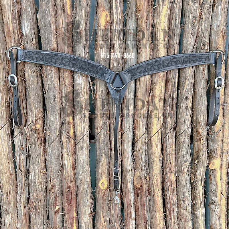Light Duty 3-Piece Barrel Breast Collar- Wildflower