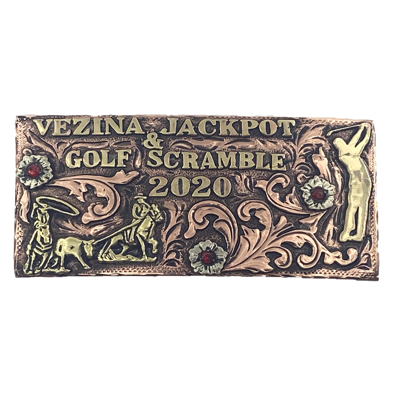 Billings Box Trophy Belt Buckle