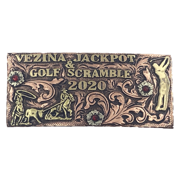 Billings Box Trophy Belt Buckle