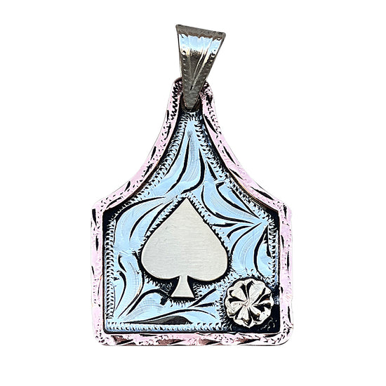 Cow Tag Necklace Pendant