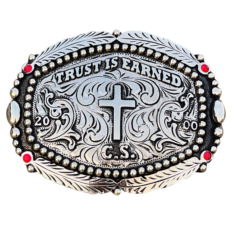 Conroe-Custom-Belt-Buckle-with-Feathers-Sheridan